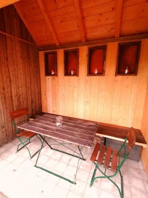 5Sterne Ferienwohnung Im Fachwerk Mit Bergblick In Alleinlage Und Grossem Garten, Infrarotkabine Humberg 外观 照片